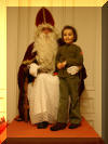 Sinterklaas in Laken op 2 december 2007