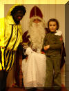 Sinterklaas in Laken op 2 december 2007