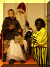 Sinterklaas in Laken op 2 december 2007