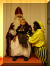 Sinterklaas in Laken op 2 december 2007