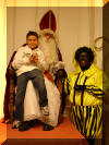 Sinterklaas in Laken op 2 december 2007