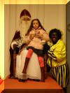 Sinterklaas in Laken op 2 december 2007