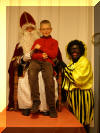 Sinterklaas in Laken op 2 december 2007