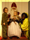 Sinterklaas in Laken op 2 december 2007