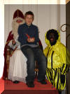 Sinterklaas in Laken op 2 december 2007