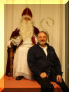 Sinterklaas in Laken op 2 december 2007