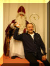 Sinterklaas in Laken op 2 december 2007