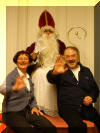 Sinterklaas in Laken op 2 december 2007