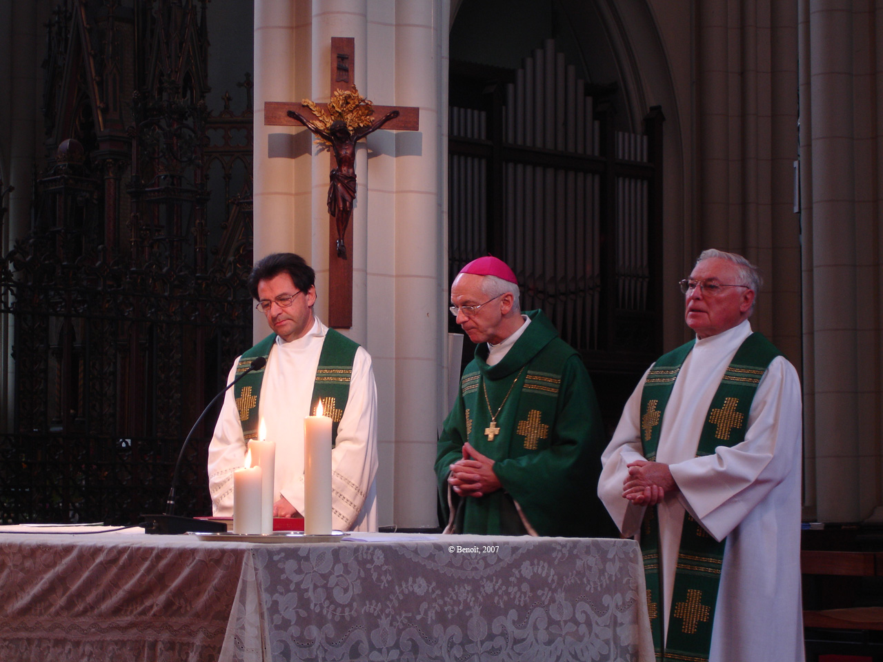 Eucharistieviering op 9 September 2007 met Mgr De Kezel