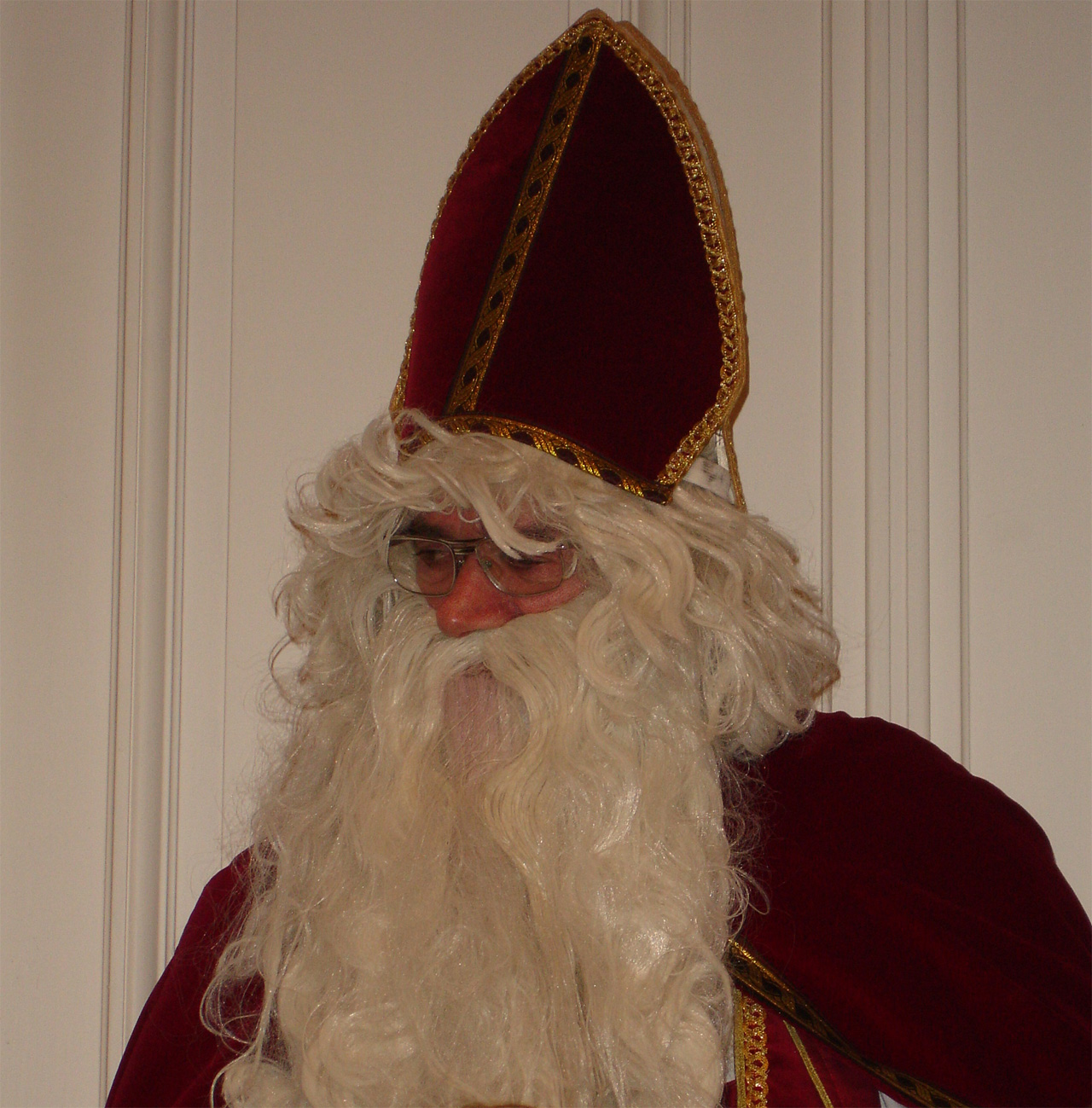 Sinterklaas in Laken op 2 december 2007